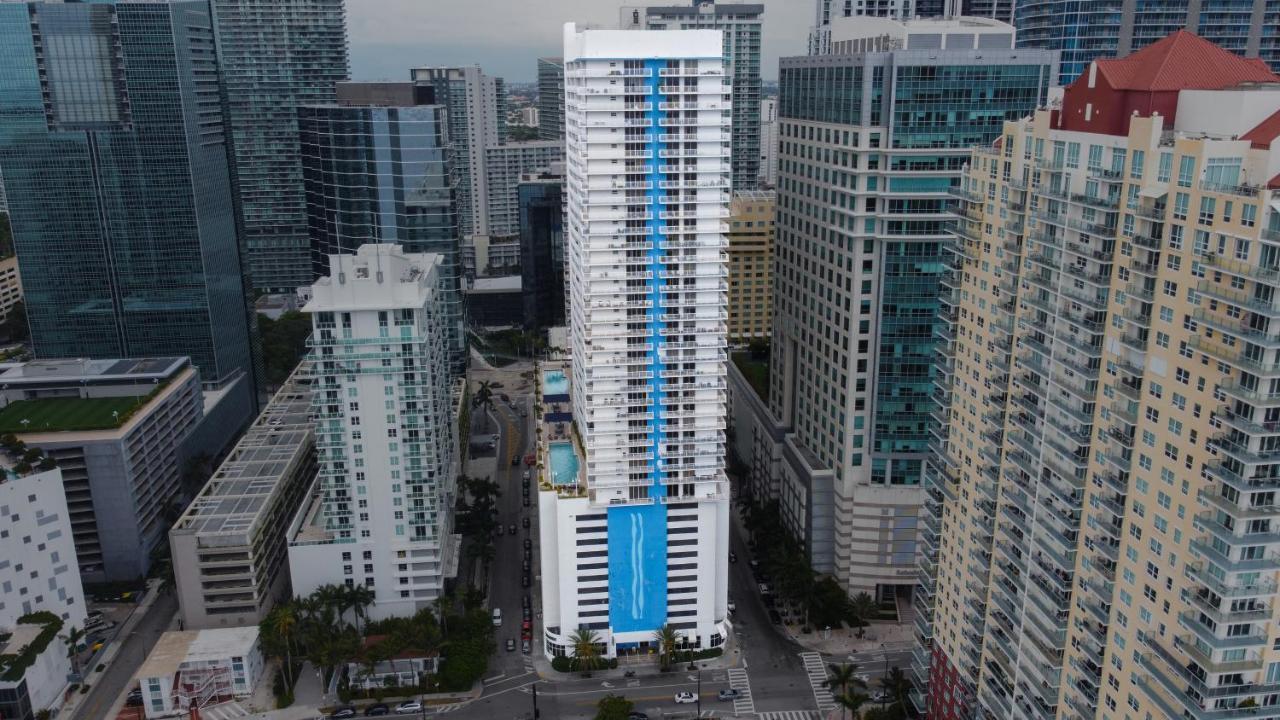 City & Sea View+Free Parking Modern Condo Miami Exteriör bild