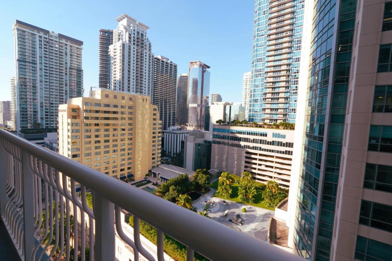 City & Sea View+Free Parking Modern Condo Miami Exteriör bild