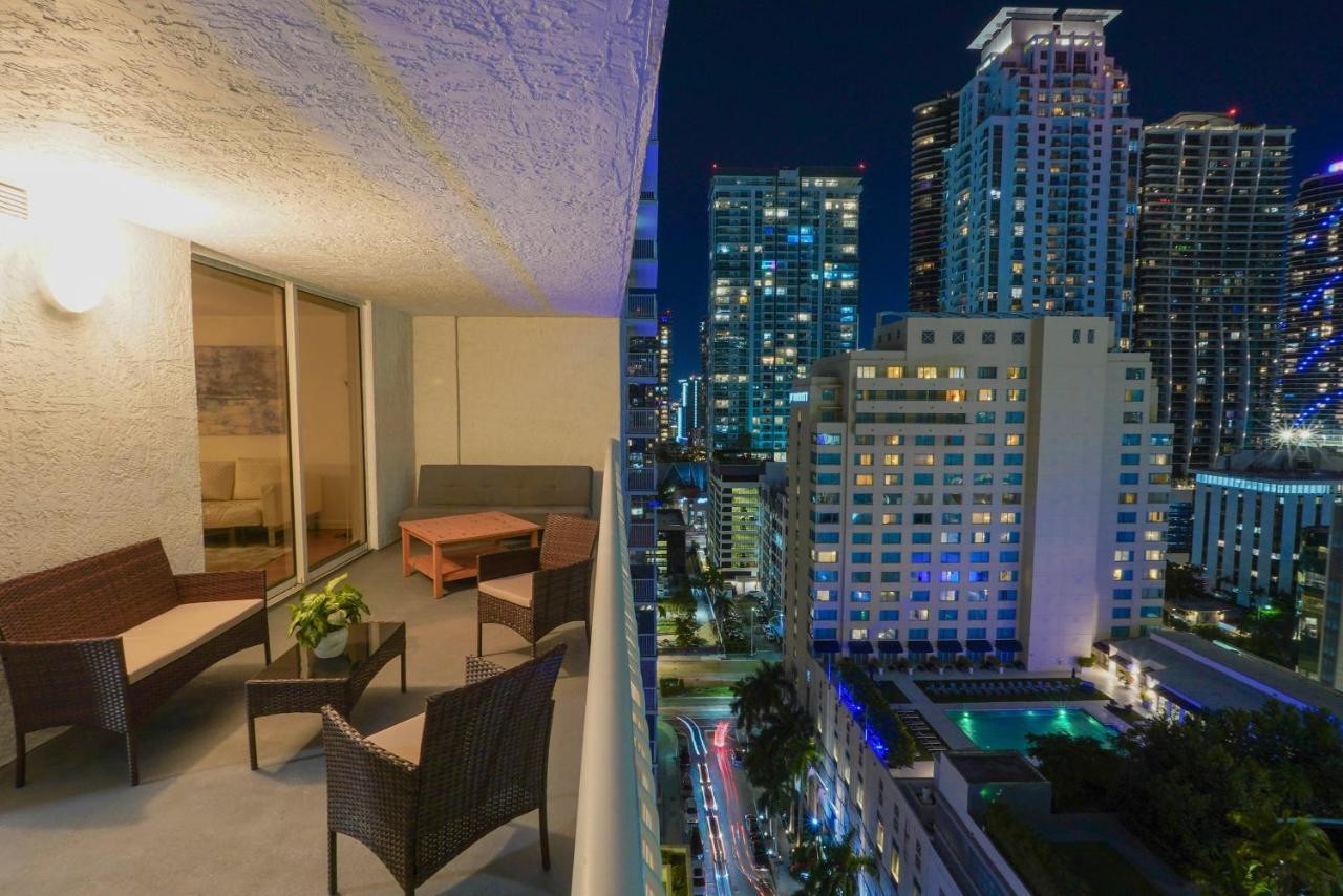 City & Sea View+Free Parking Modern Condo Miami Exteriör bild