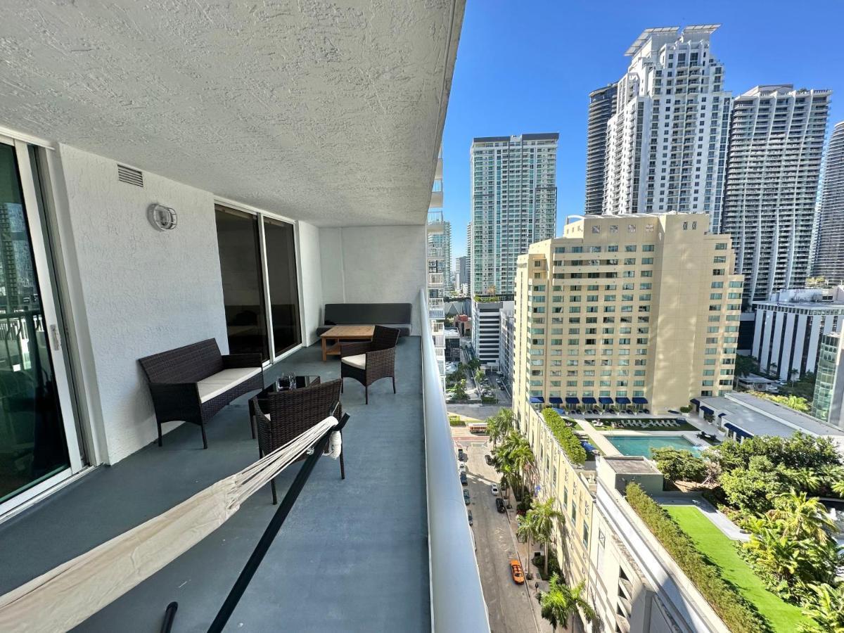 City & Sea View+Free Parking Modern Condo Miami Exteriör bild