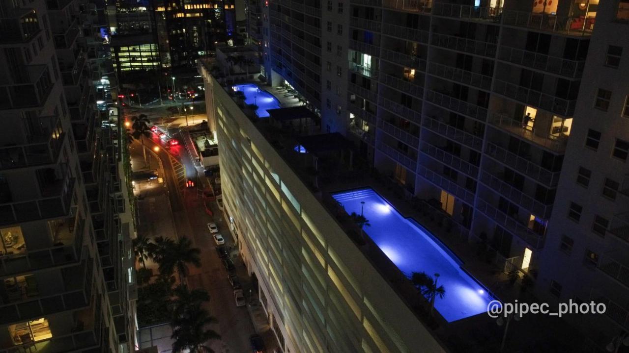 City & Sea View+Free Parking Modern Condo Miami Exteriör bild