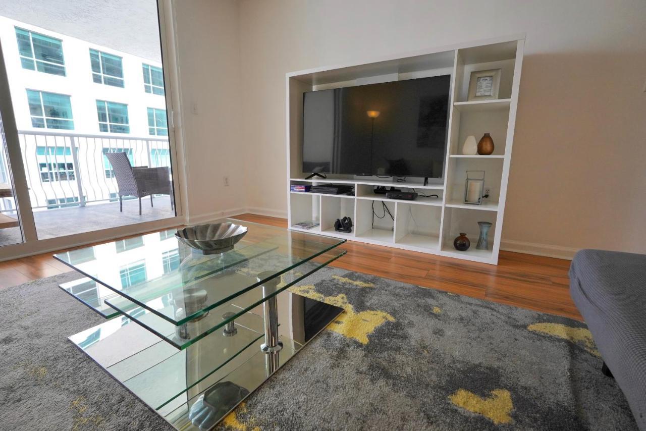 City & Sea View+Free Parking Modern Condo Miami Exteriör bild
